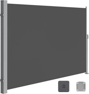 Songmics Seitenmarkise, anthrazit, 160x450cm(HxL)