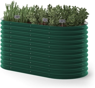 Hochbeet Grün 160 x 80 cm OK-Living