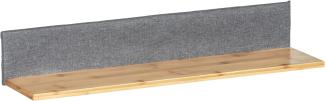 Wenko 62225800, Schweberegal, Wandverteiler, MDF-Platten, Polyester, Grau, Holz, Universal, 1 Regale