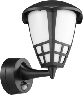 Maclean Außen-Wandleuchte MCE518, Außenwandleuchte mit Bewegungsmelder IP65 E27