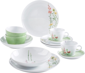 KAHLA Wildblume Design 2 Go Set 12tlg. Wildblume rot/gelb