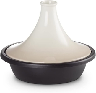 Le Creuset Gusseisen Tagine 31 cm meringue