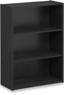 Furinno Pasir Bücherregal mit 3 Fächern, holz, Americano, 24. 64x24. 64x80. 01 cm