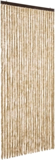 vidaXL Fliegenvorhang Beige 100x230 cm Chenille 377378
