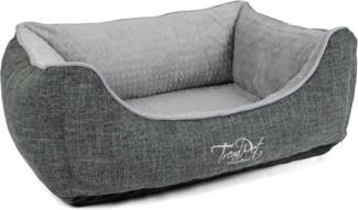 TrendPet Tierbett VitaBed Classic Grau - Orthopädisches Hundebett, 100% Polyester, in verschiedenen Größen erhältlich