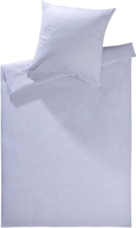 Lorena Uni Feinflanell Bettwäsche Daphne weiß|155x220 cm + 80x80 cm