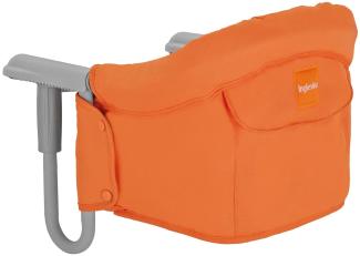 Inglesina AY90G5ORN Tischsitz passend für fastalle Tische Ihr Kind kann mit Ihnen ganz normal am Tisch sitzen, Orange