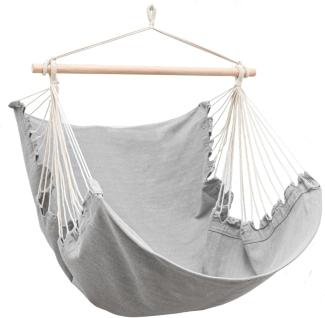 AMANKA XL Hängesessel Outdoor 155x125cm - Gartenmöbel Hängesessel - Relaxsessel Outdoor Hängesessel Indoor Hängesessel Kinder Hängeschaukel Hängesitz - Hängestuhl ohne Gestell Hängesessel Boho Style