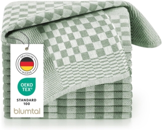 Blumtal Geschirrtuch Premium Geschirrhandtücher in 50x70 cm, (Set, 10-tlg, 5, 10 oder 20 Geschirrtücher), 100% Baumwolle, Oeko-TEX® Zertifiziert