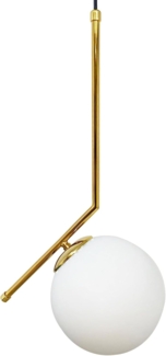 Bamyum Pendelleuchte Bamyum Pendelleuchte I Newrey I Gold Glas Modern Metall Lampe, ohne Leuchtmittel