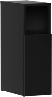 Nachttisch Enton Schwarz 20 x 59.5 cm mit 1 Tür Vicco