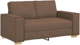 vidaXL 2-Sitzer Sofa Braun 120 cm Stoff 4104974