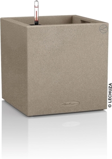 Lechuza® Pflanzkübel Canto Stone Low 40 - sandbeige, mit Wasserspeicher