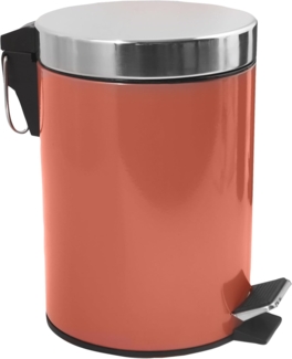 MSV Kosmetikeimer " Terracotta" Mülleimer Treteimer Abfalleimer - 3 Liter – mit herausnehmbaren Inneneimer