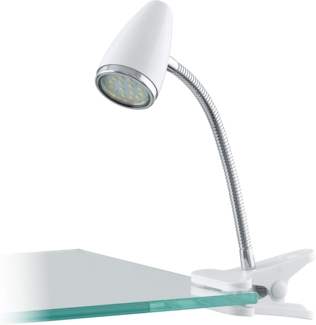 EGLO RICCIO 1 LED Klemmleuchte GU10 weiss, chrom