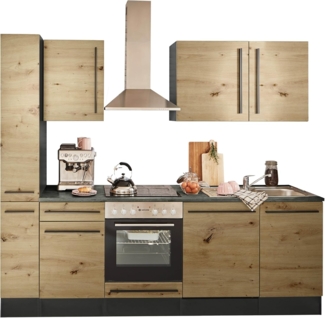BASIC by Balculina Küchenzeile Jazz, Breite 250 cm, wahlweise mit E-Geräten