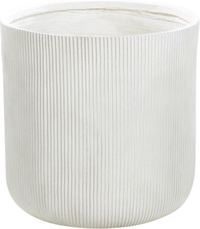 Blumentopf cremeweiß rund 55 x 55 x 55 cm OREOI