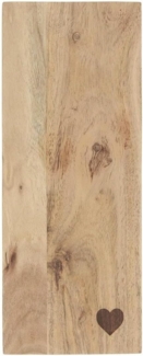 Frühstücksbrettchen Servierbrett Brettchen Holz Herz 14x35cm Ib Laursen 17045-00