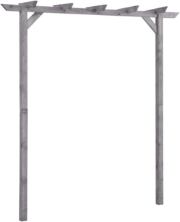 vidaXL Garten-Pergola Grau 200x40x205 cm Imprägniertes Kiefernholz 313567