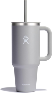 Hydro Flask Thermobecher All Around Travel Tumbler in den Größen 24 oz/ 32 oz / 40 oz, Edelstahl, Thermo Cup mit Strohhalm
