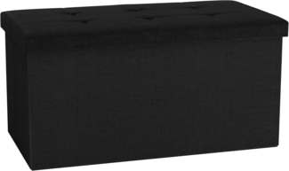 VCM Sitzbank Boxas 921042 Anthrazit H. 38 x B. 76 x T. 38 cm