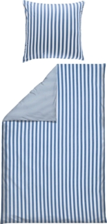 Erwin Müller Bettwäsche Wendebettwäsche, Jersey, 2 teilig, Single-Jersey Streifen