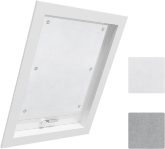 Dachfensterrollo, Woltu, 1x Thermorollo Dachfenster ohne Bohren, mit Saugnapf