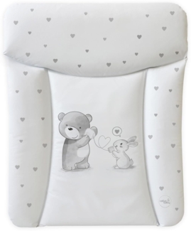 Ceba Baby® weiche Wickelauflage 50x70 cm - Baby Wickelunterlage - Wickeltischauflage für Junge und Mädchen - Wasserdicht, abwaschbar - OEKO-TEX® Standard 100 - Made in EU - Liebesgespräch