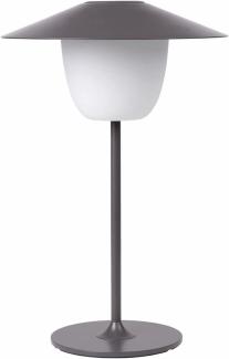 Blomus Mobile LED-Leuchte ANI Lamp, Lampe, Aluminium matt pulverbeschichtet, Warm Grey, 66067