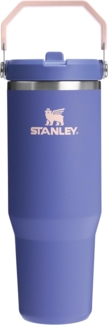 Stanley Flip Straw Tumbler 1.0 Trinkflasche Mit Strohhalm 0.89L - Thermosflasche Hält 12+ Stunden Kalt - Spülmaschinenfest - Sportflasche - Wasserflasche BPA Frei - Lupine