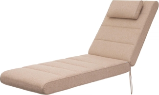 Bjird Polsterauflage extra Dicke Auflage für Gartenliege 204x60x10 cm