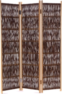 CREEDWOOD Paravent RAUMTEILER "BOSCA", Weidenholz, 170 cm, Natur Paravent
