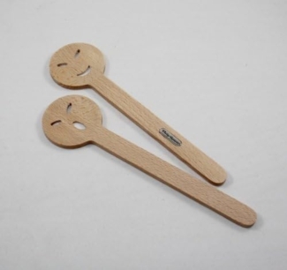 Philip Kenny Salatbesteck Buchenholz - Salad Servers Small