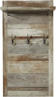 Garderobenpaneel BONANZA in Driftwood Optik B 67 cm
