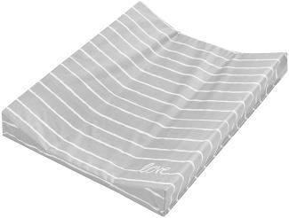 Julius Zöllner Wickelauflage 2-Keil Mulde 50x65 cm Folie Grey Stripes