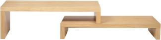 TEMAHOME, Cliff TV Tisch,125x38x20 cm, Eiche furnier, Oak