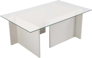 Couchtisch, 'Vetrino', 40 x 65 x 105, Holzweiß