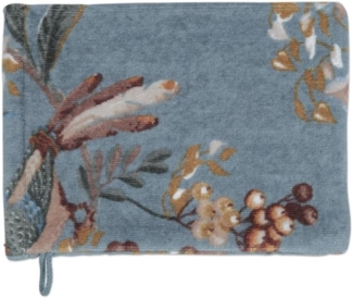 PiP Studio Waschhandschuh STUDIO Secret Garden Waschhandschuh blue 16x22cm (1 Stück), Baumwolle (278607)