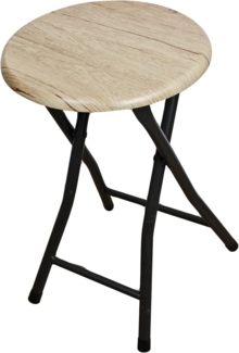 Urban Living Hocker Falthocker Faltstuhl Küchenhocker Hocker, Sitzhocker, 30 cm x 45 cm