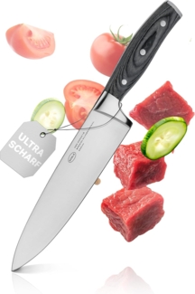 Rösle Kochmesser WOLFGREY 20 cm Griff Pakka