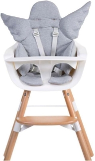 Chilhome Jersey Engel Sitzkissen für Hochstuhl oder Babywippe grau