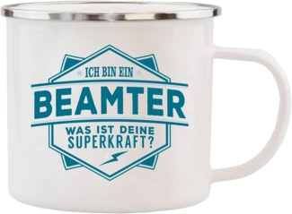 HTI-Living Beamter Echter Kerl Emaille Becher