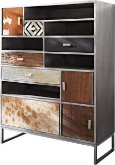 Highboard Multi-Drawer 100x130 Material Mix Anrichte