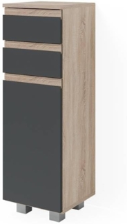 Midischrank J-Shape Anthrazit 30 x 95 cm Vicco