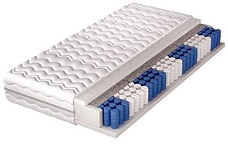 Selsey Zeul - Taschenfederkernmatratze mit 7 Zonen H3 und waschbarem Bezug, beidseitig, 18 cm hoch (140x200 cm)
