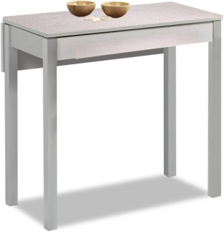 ASTIMESA Küchentisch, 90x50 cm, erweitert 90x70 cm