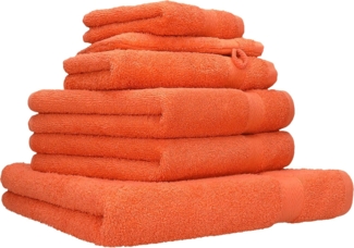 Betz Handtuch Set 6-TLG. Handtuch-Set Premium, 100% Baumwolle (6-St), Farbe Blutorange