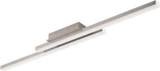Eglo 900076 LED Deckenleuchte FRAIOLI-Z weiss nickel-matt L:105. 5 B:12 H:6. 5cm dimmbar 2700-6500K mit Connect-Z Funktion
