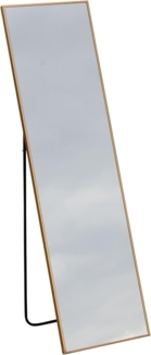LC Home Spiegel Wandspiegel 140x40cm modernes Aluminiumgestell Stand&Ganzkörperspiegel