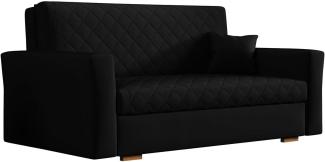 Mirjan24 'Viva Caro' Schlafsofa, Schwarz, 83 x 96 x 160 cm